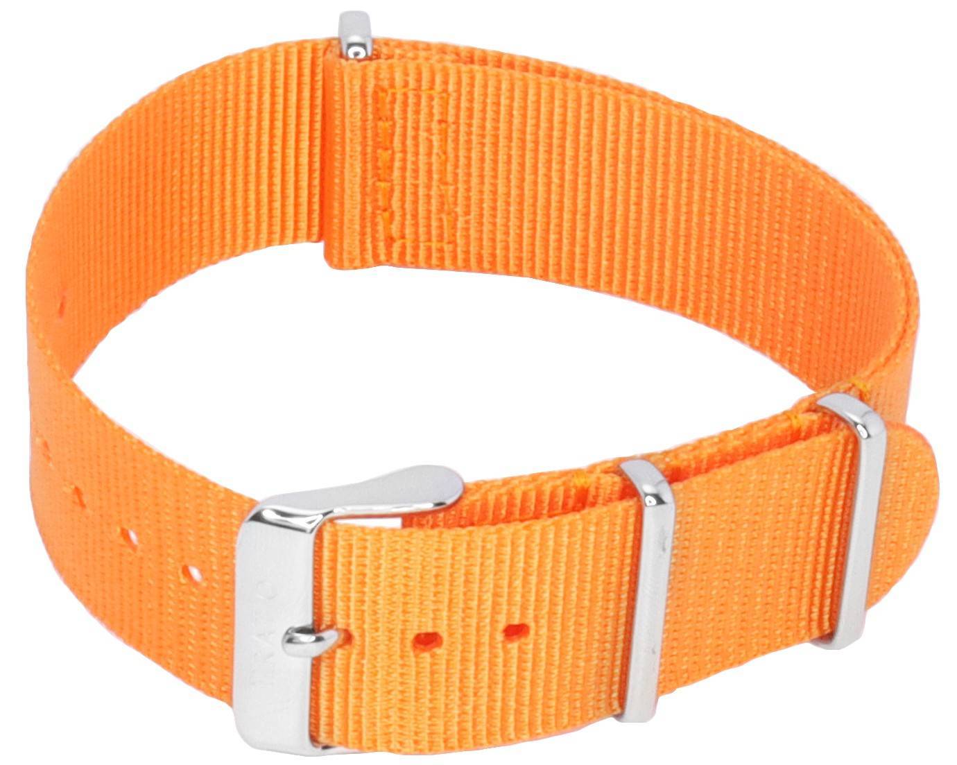 Ratio NATOR01 Orange 20mm Nylon Watch Strap - Prestige Stones