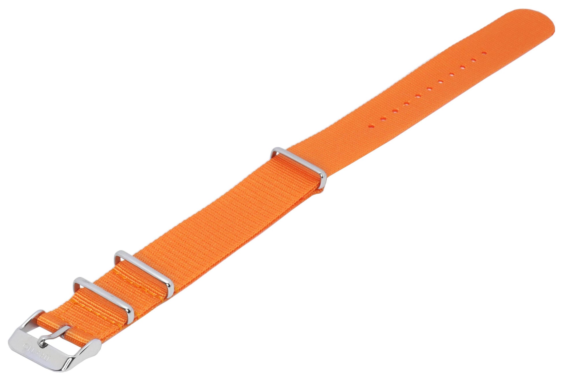 Ratio NATOR01 Orange 20mm Nylon Watch Strap - Prestige Stones