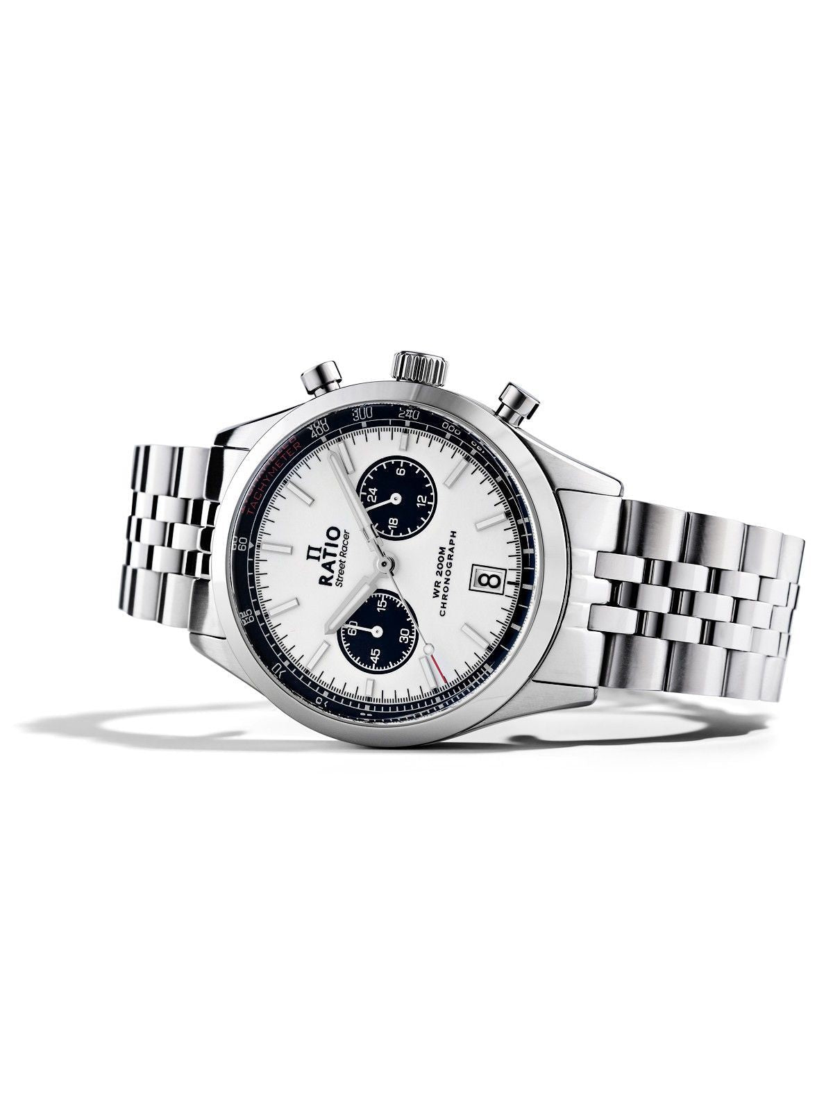 Ratio Street Racer Chronograph RTC022 200M Black Panda Dial Limited Edition Watch - Prestige Stones
