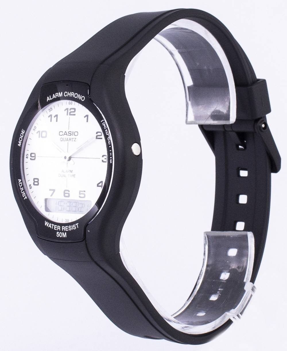 Refurbished Casio Analog Digital Dual Time AW - 90H - 7BVDF AW90H - 7BVDF Men's Watch - Prestige Stones