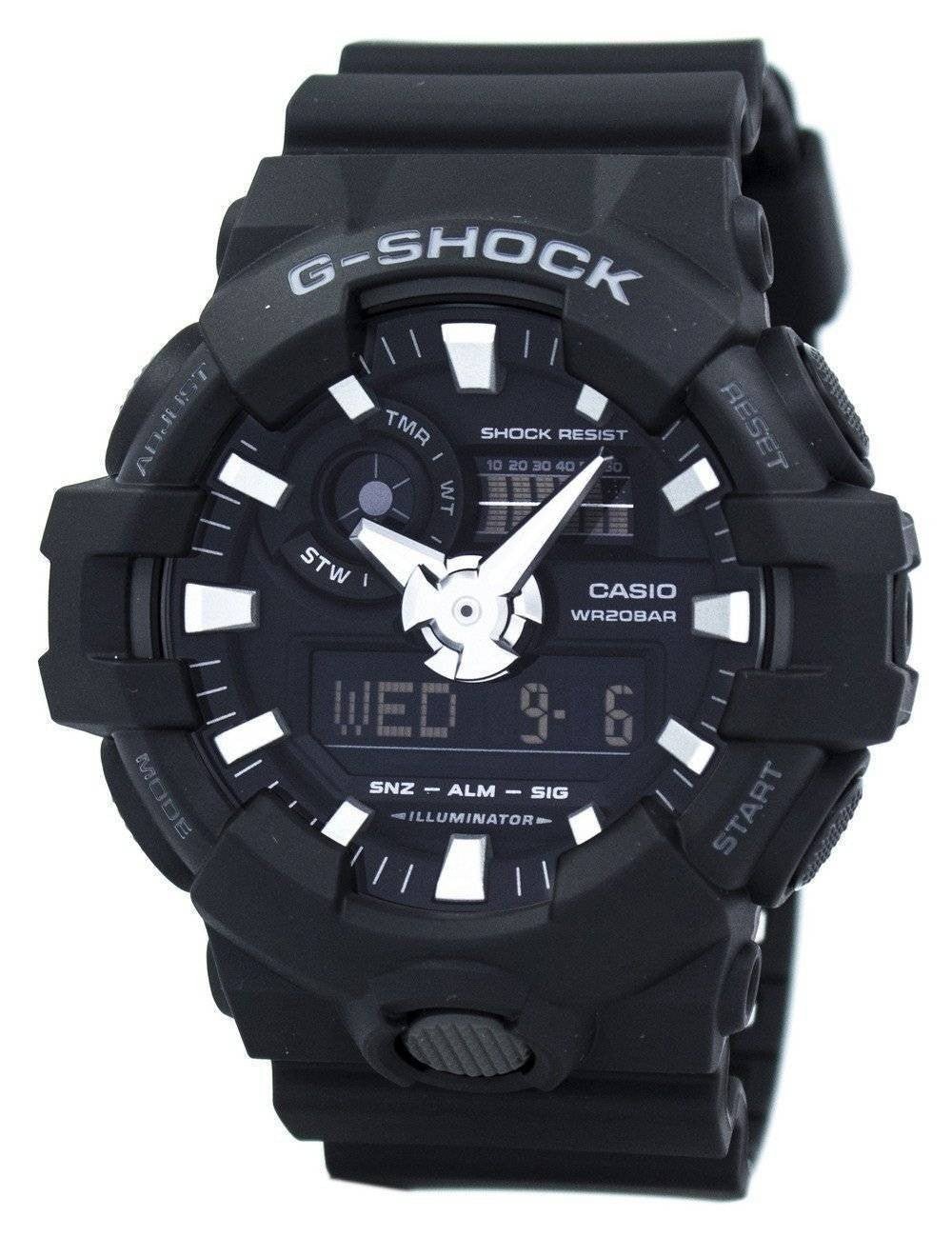 Refurbished Casio G - Shock Analog Digital GA - 700 - 1B GA700 - 1B Men's Watch - Prestige Stones