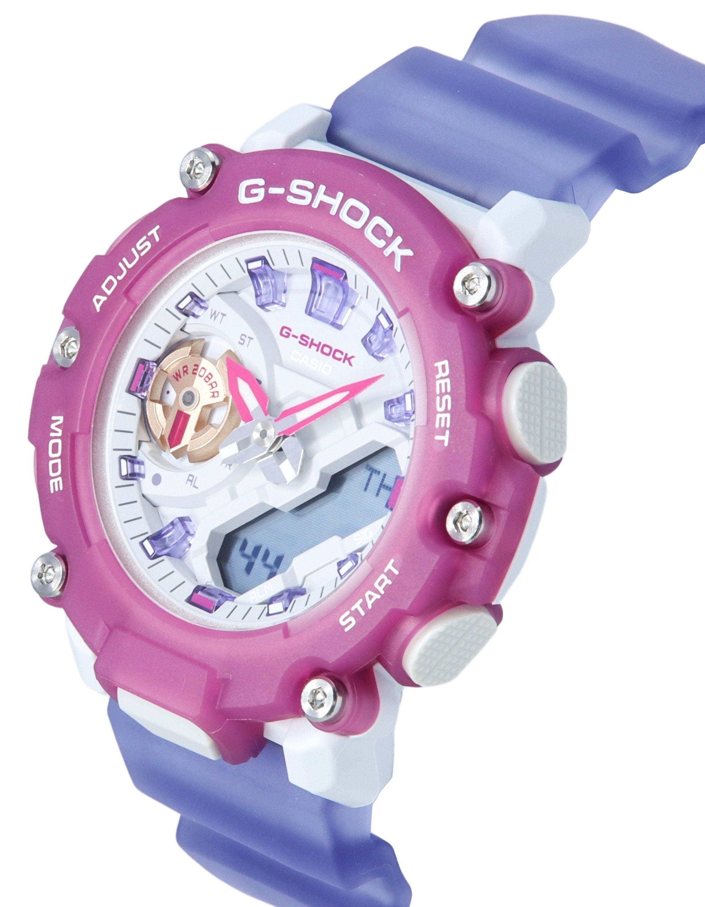 Refurbished Casio G - Shock Analog Digital Translucent Resin Strap Quartz GMA - S2200PE - 6A 200M Women's Watch - Prestige Stones
