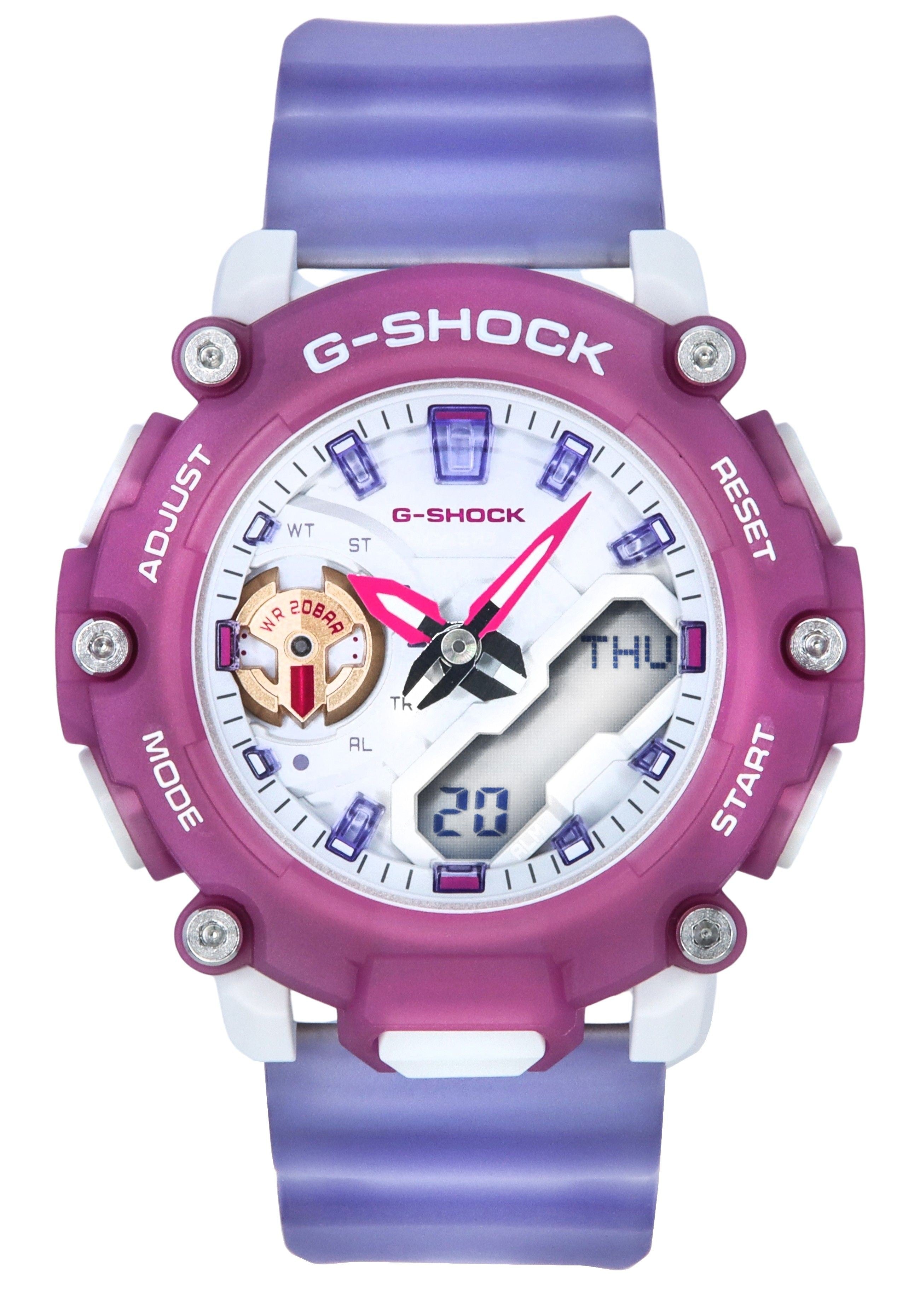 Refurbished Casio G - Shock Analog Digital Translucent Resin Strap Quartz GMA - S2200PE - 6A 200M Women's Watch - Prestige Stones