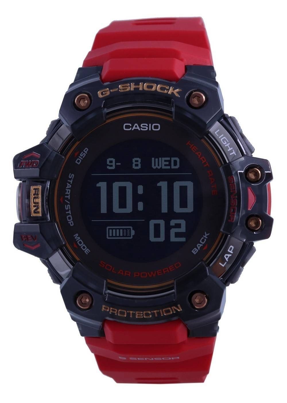 Refurbished Casio G - Shock G - Move Limited Edition Heart - Rate Monitor Digital GBD - H1000 - 4A1 200M Men's Watch - Prestige Stones