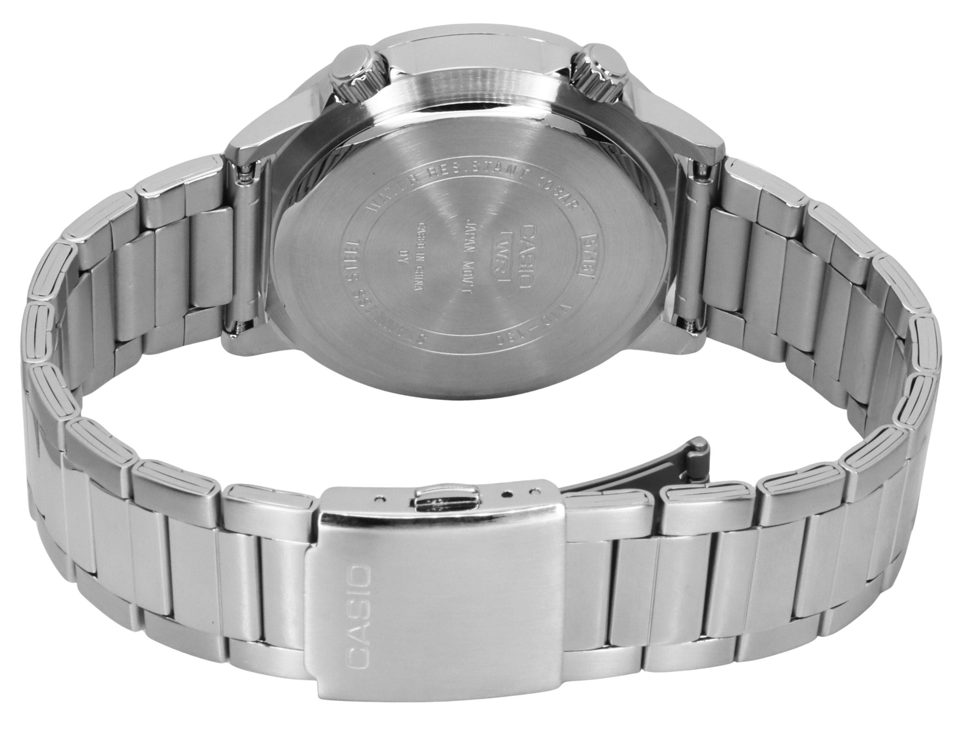 Refurbished Casio Standard Analog Stainless Steel Silver Dial Quartz MTD - 130D - 7AV 100M Men's Watch - Prestige Stones