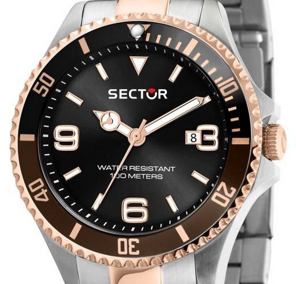 Refurbished Sector 230 Black Dial Two Tone Stainless Steel Quartz R3253161019 100M Men's Watch - Prestige Stones
