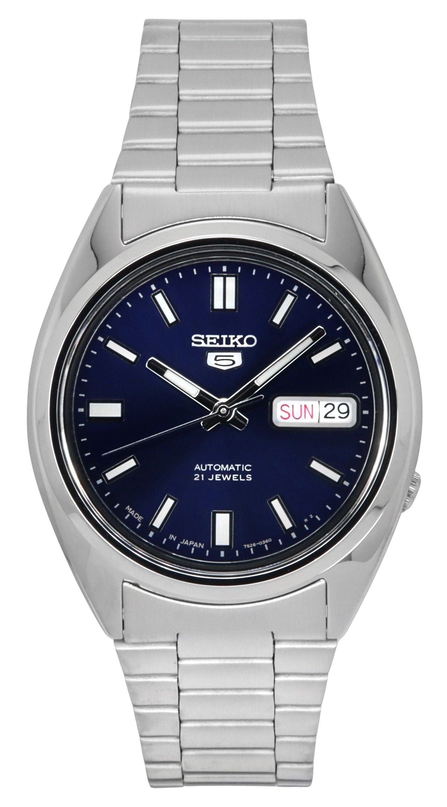 Refurbished Seiko 5 Automatic 21 Jewels Japan Made SNXS77 SNXS77J1 SNXS77J Men's Watch - Prestige Stones