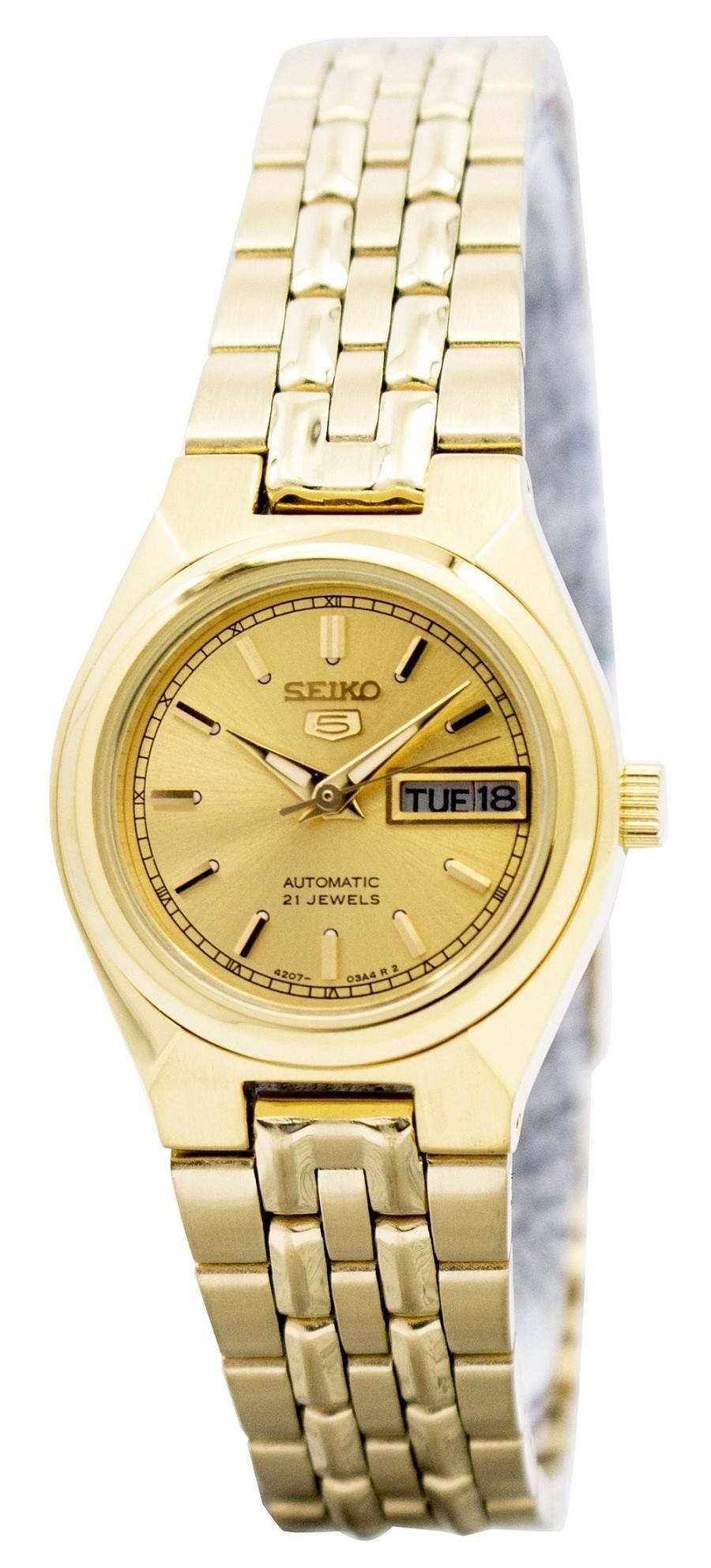 Refurbished Seiko 5 Automatic 21 Jewels SYMA04 SYMA04K1 SYMA04K Women's Watch - Prestige Stones