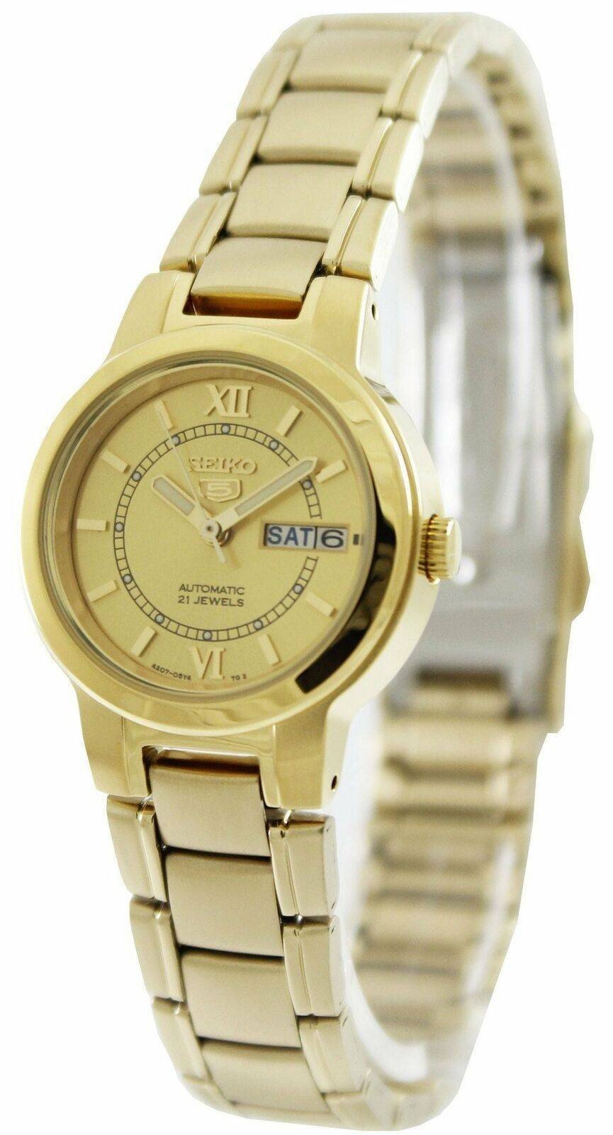 Refurbished Seiko 5 Automatic 21 Jewels SYME58 SYME58K1 SYME58K Women's Watch - Prestige Stones
