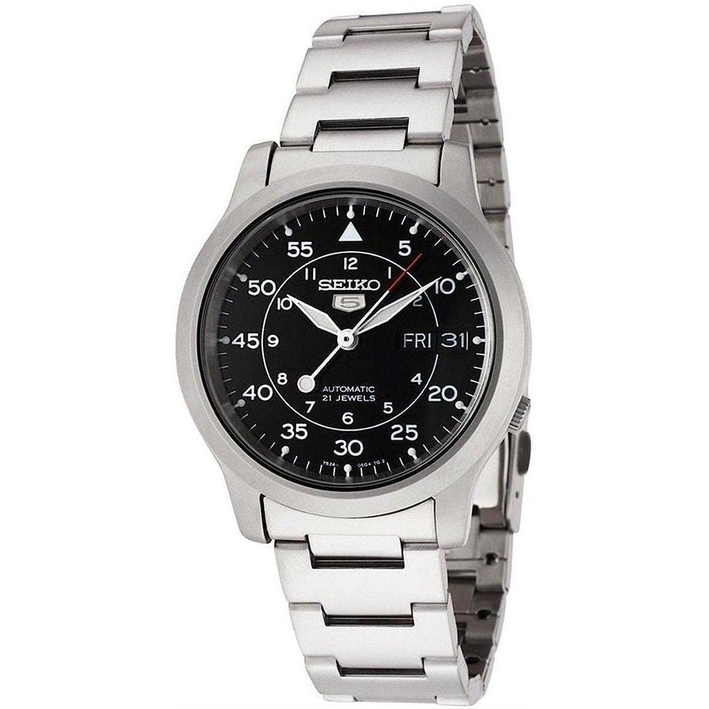 Refurbished Seiko 5 Automatic SNK809 SNK809K1 SNK809K 21 Jewel Men's Watch - Prestige Stones