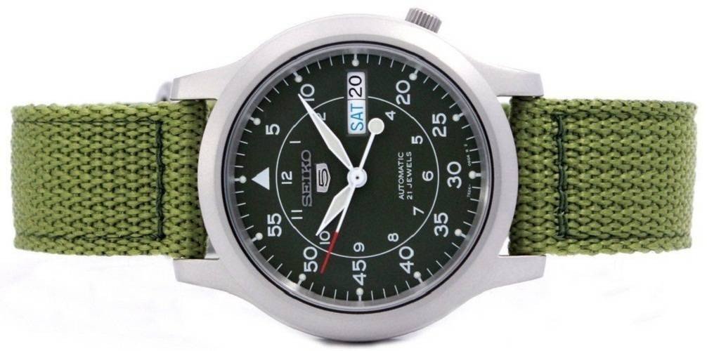 Refurbished Seiko 5 Military Automatic Nylon SNK805K2 Men's Watch - Prestige Stones