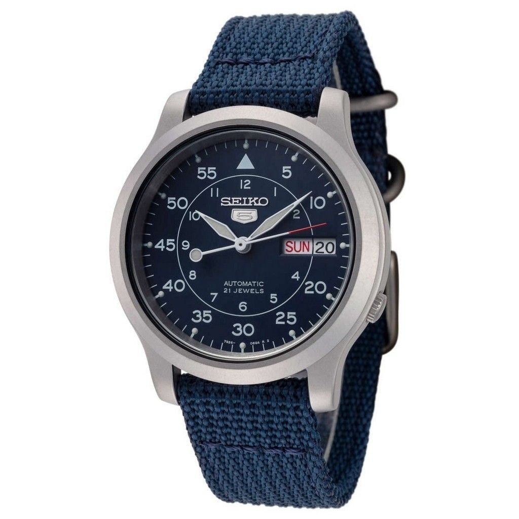 Refurbished Seiko 5 Military Automatic Nylon Strap SNK807K2 Men's Watch - Prestige Stones