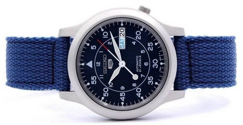 Refurbished Seiko 5 Military Automatic Nylon Strap SNK807K2 Men's Watch - Prestige Stones