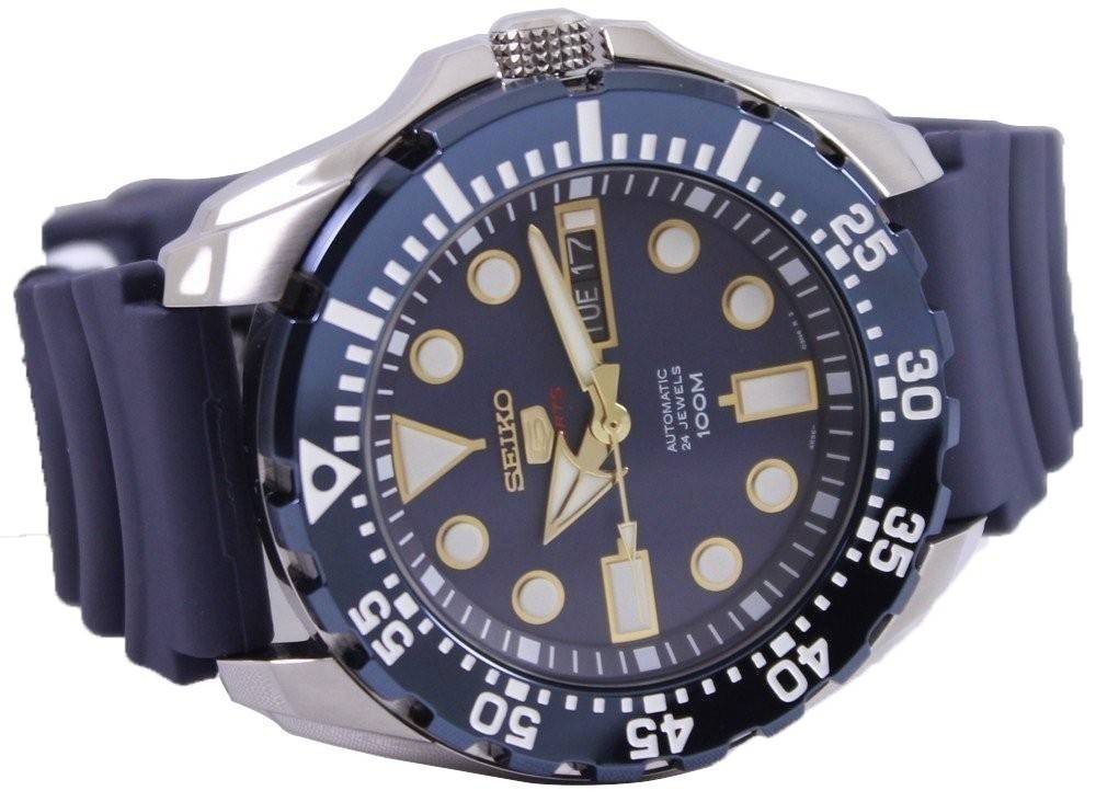 Refurbished Seiko 5 Sports Automatic 24 Jewels SRP605K2 Men's Watch - Prestige Stones