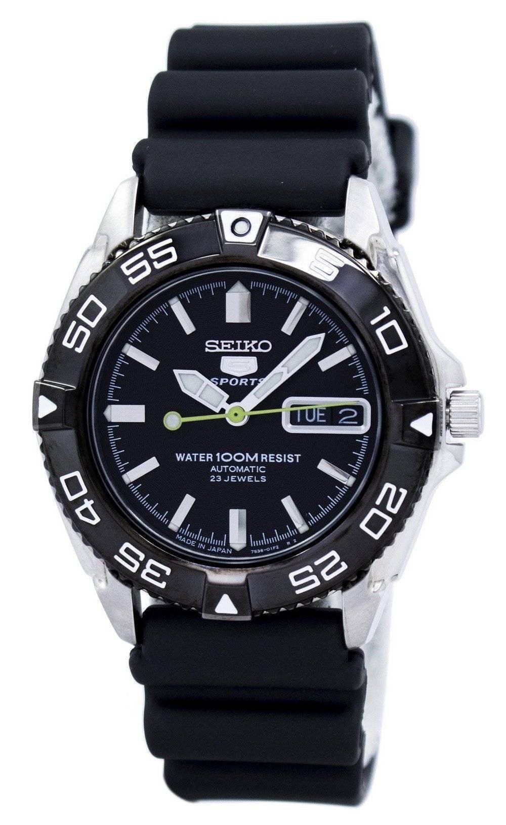Refurbished Seiko 5 Sports Automatic Japan Made 23 Jewels SNZB23J2 Men's Watch - Prestige Stones