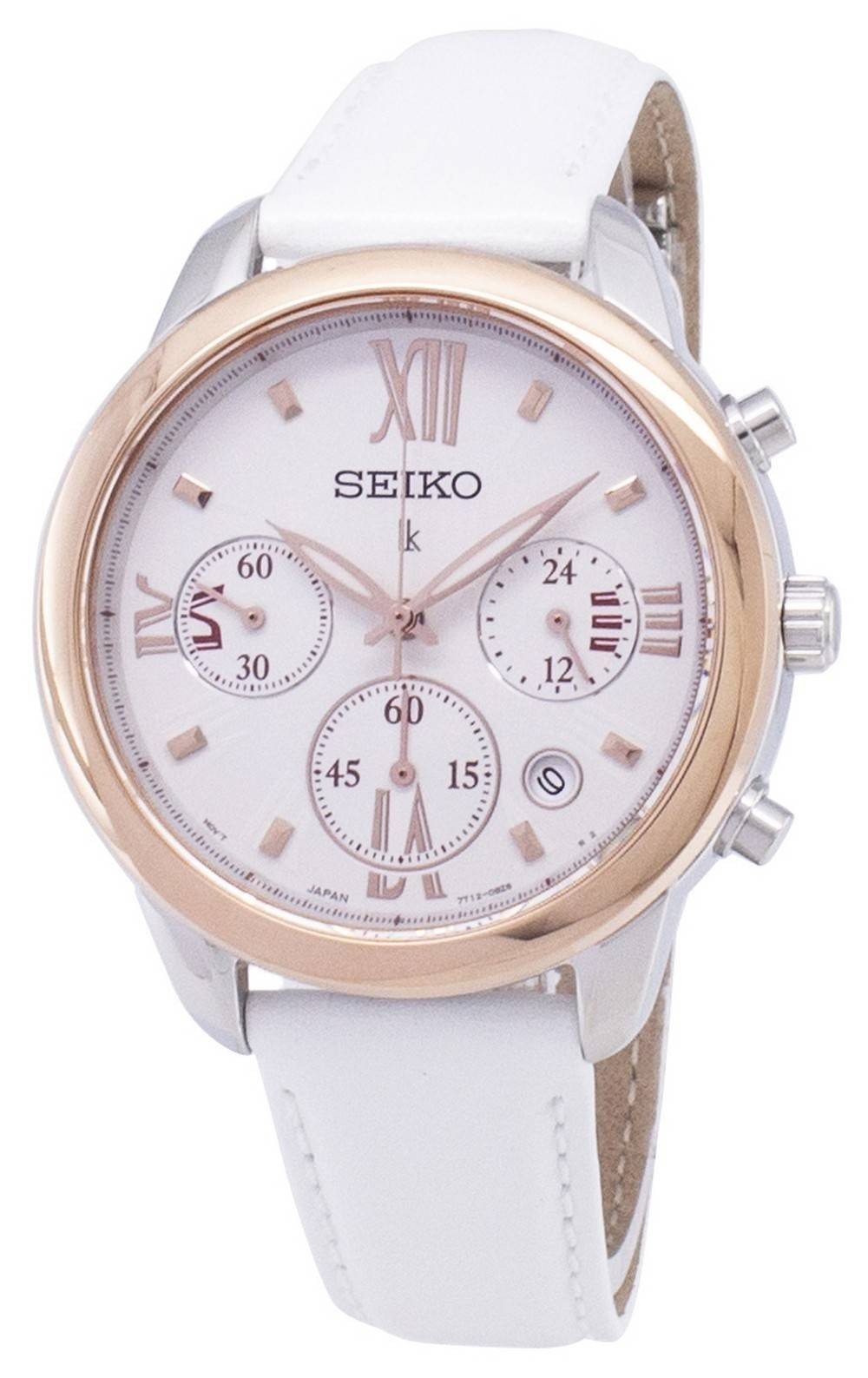 Refurbished Seiko Lukia Chronograph Quartz SRWZ84 SRWZ84P1 SRWZ84P Women's Watch - Prestige Stones