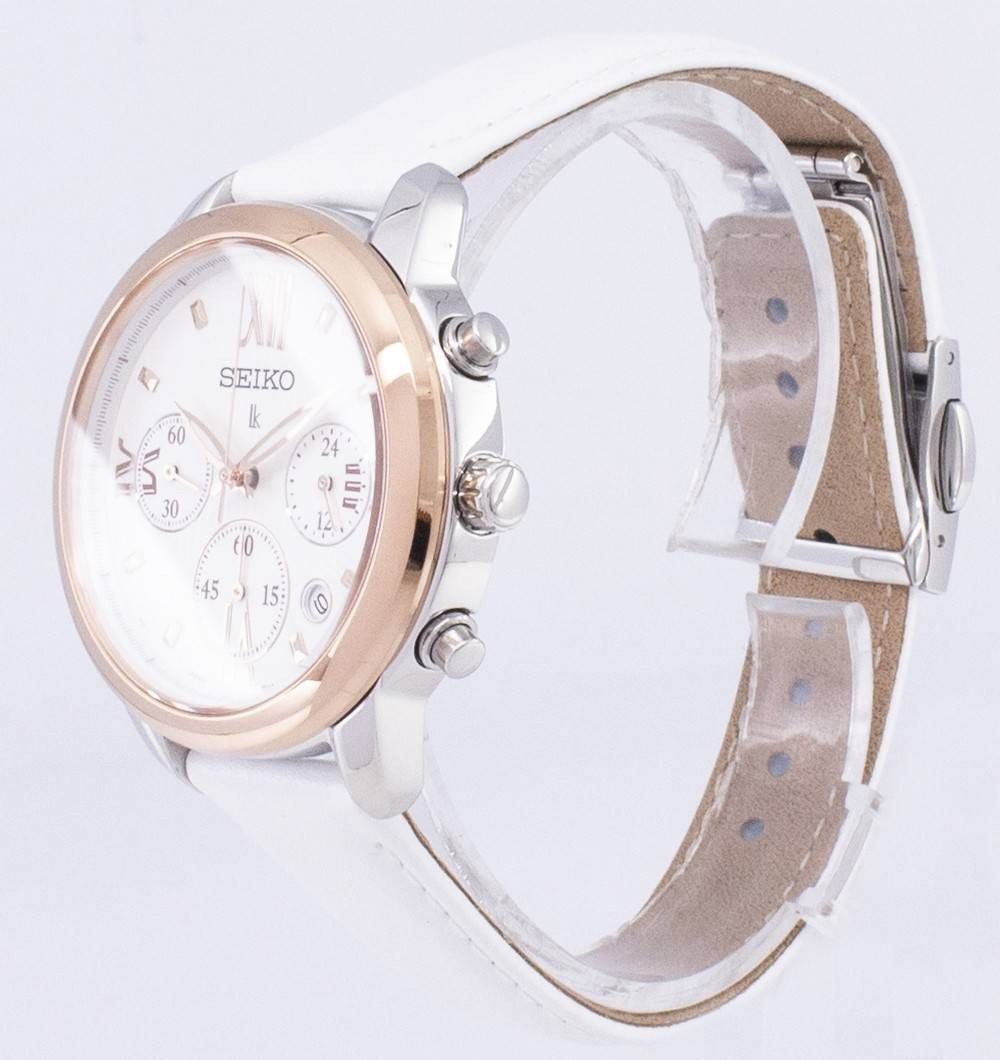 Refurbished Seiko Lukia Chronograph Quartz SRWZ84 SRWZ84P1 SRWZ84P Women's Watch - Prestige Stones