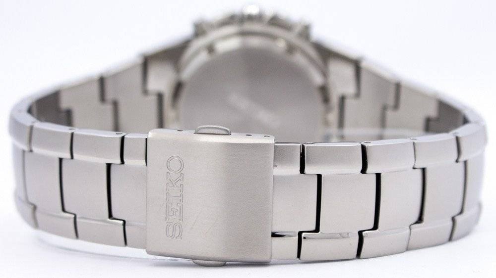 Refurbished Seiko Titanium Chronograph SND419 SND419P1 SND419P Men's Watch - Prestige Stones