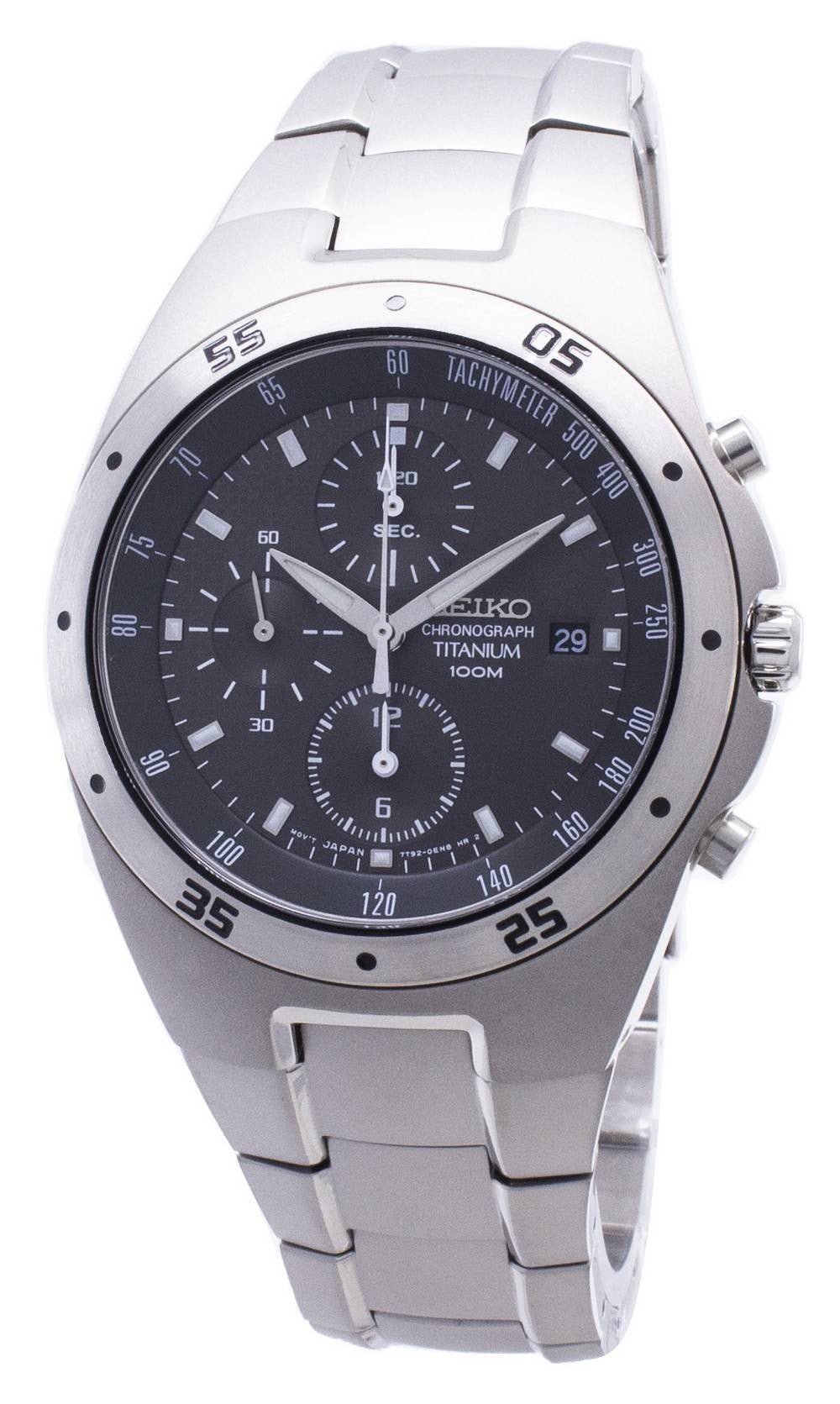 Refurbished Seiko Titanium Chronograph SND419 SND419P1 SND419P Men's Watch - Prestige Stones