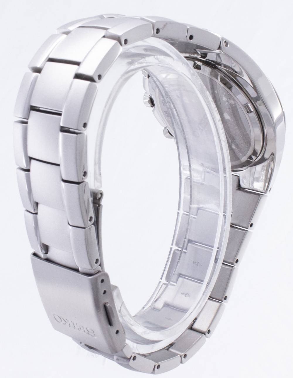 Refurbished Seiko Titanium Chronograph SND419 SND419P1 SND419P Men's Watch - Prestige Stones