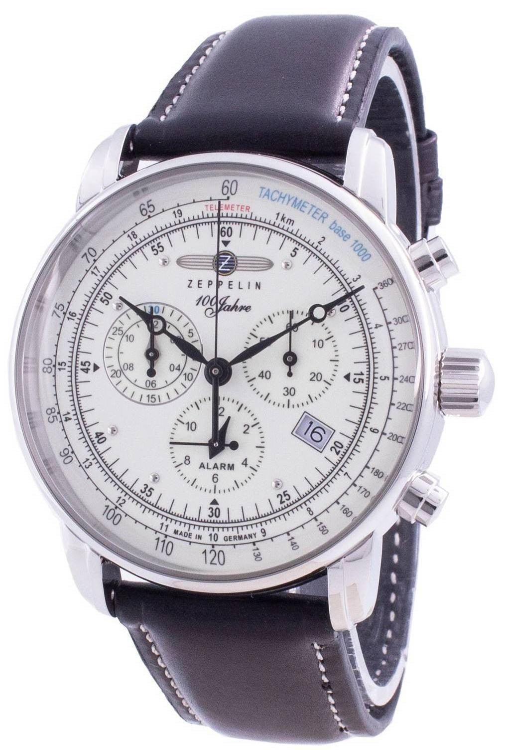 Refurbished Zeppelin 100 Jahre 8680 - 3 86803 Quartz Men's Watch - Prestige Stones