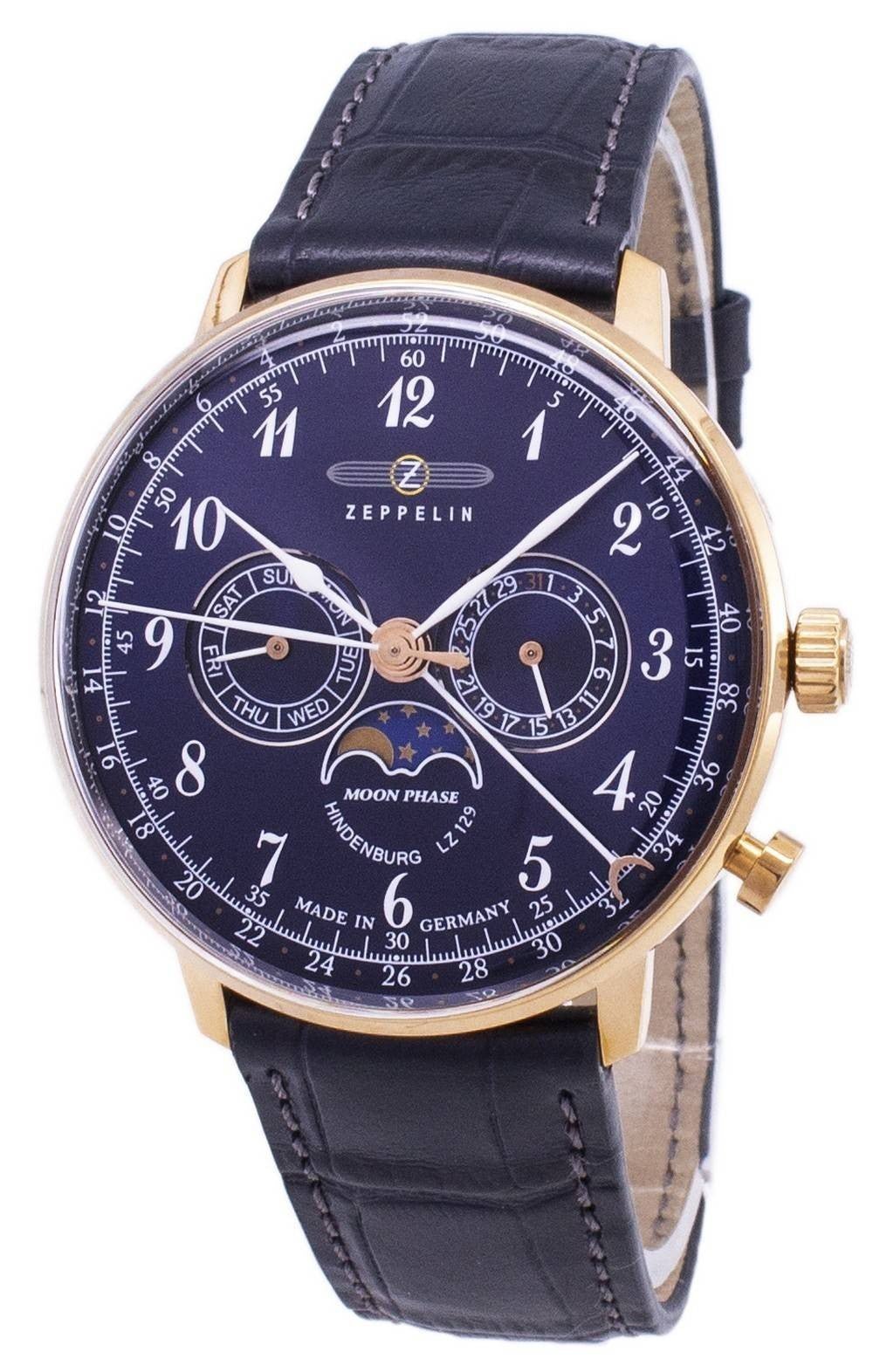 Refurbished Zeppelin Series LZ 129 Hindenburg Germany Made 7038 - 3 70383 Men's Watch - Prestige Stones