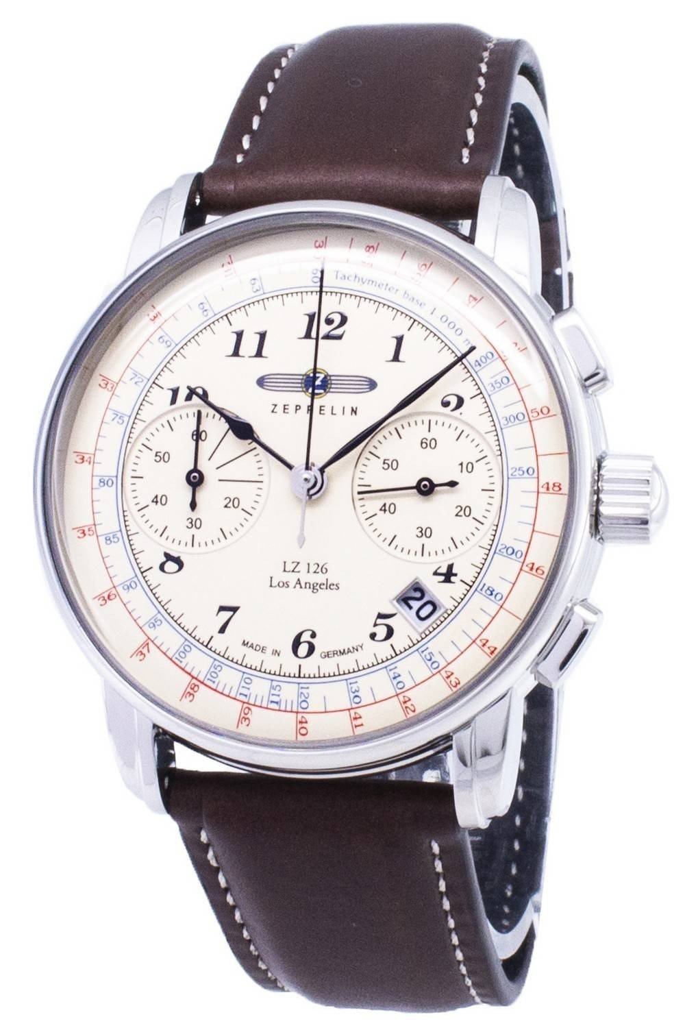 Refurbished Zeppelin Series LZ126 7614 - 5 76145 Germany Made Men's Watch - Prestige Stones