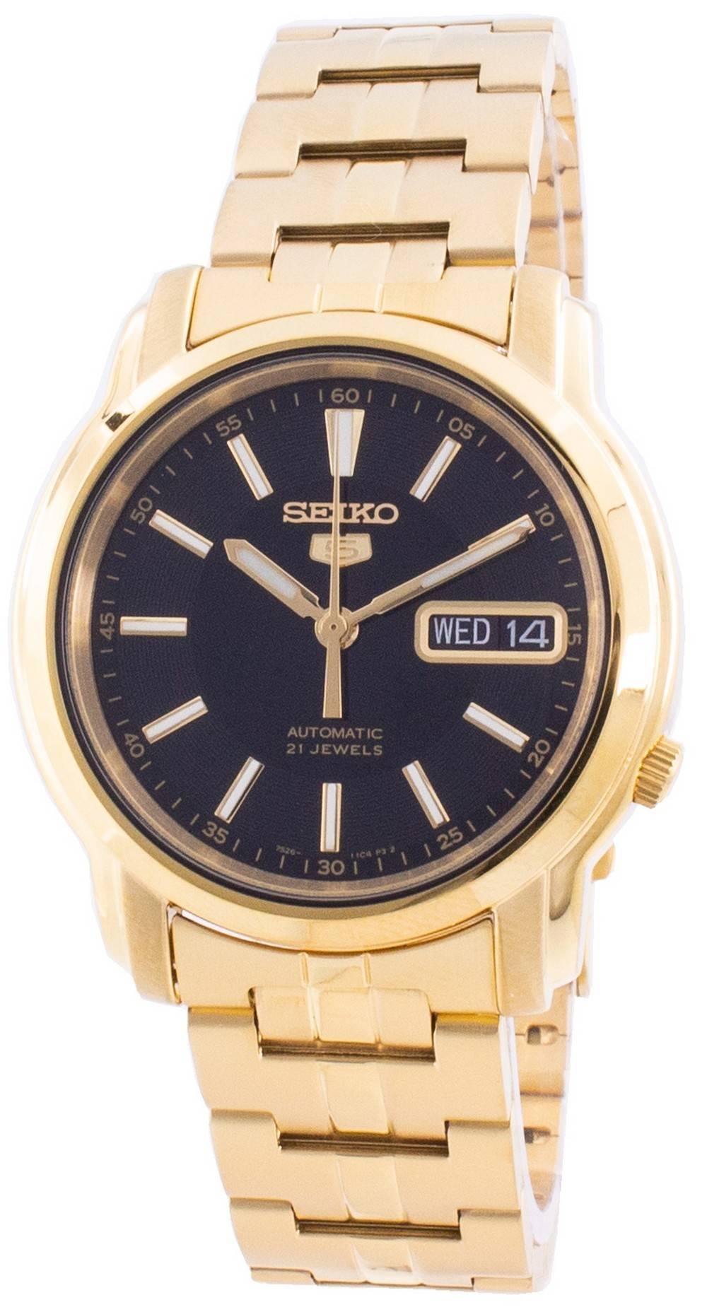 Seiko 5 Automatic Black Dial SNKL88 SNKL88K1 SNKL88K Men's Watch - Prestige Stones
