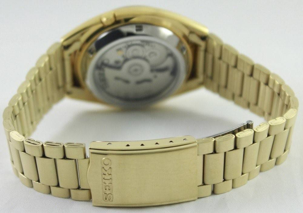 Seiko 5 Automatic Gold Dial SNXL72K1 SNXL72K Men's Watch - Prestige Stones