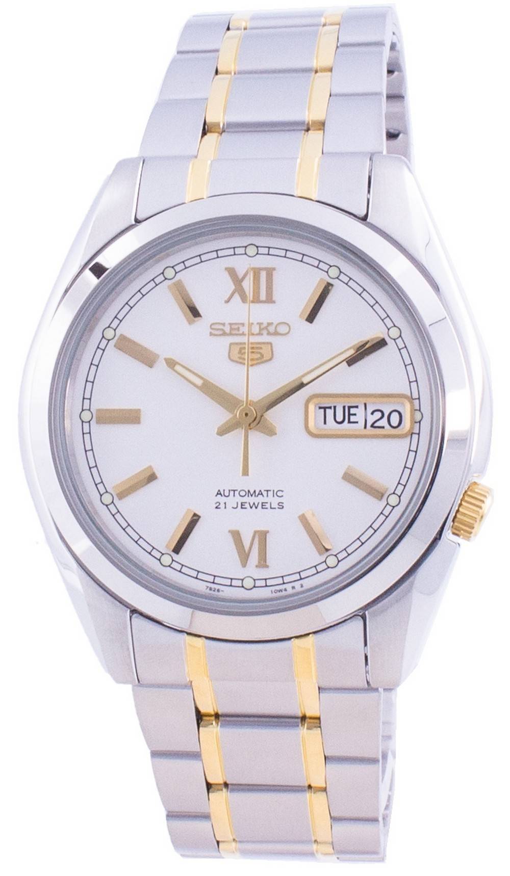 Seiko 5 Automatic White Dial SNKL57 SNKL57K1 SNKL57K Men's Watch - Prestige Stones