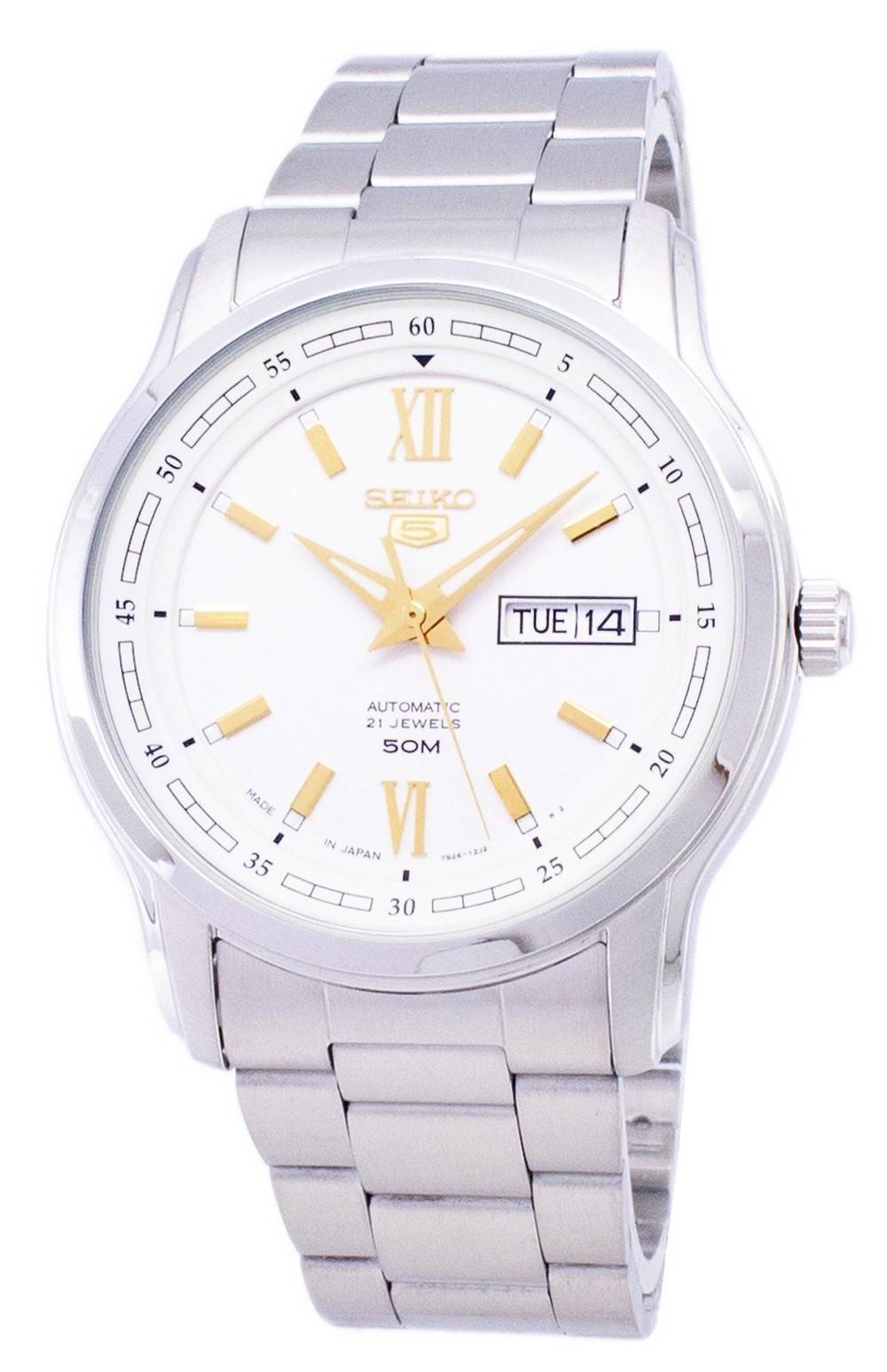 Seiko 5 Classic Automatic Japan Made SNKP15 SNKP15J1 SNKP15J Men's Watch - Prestige Stones