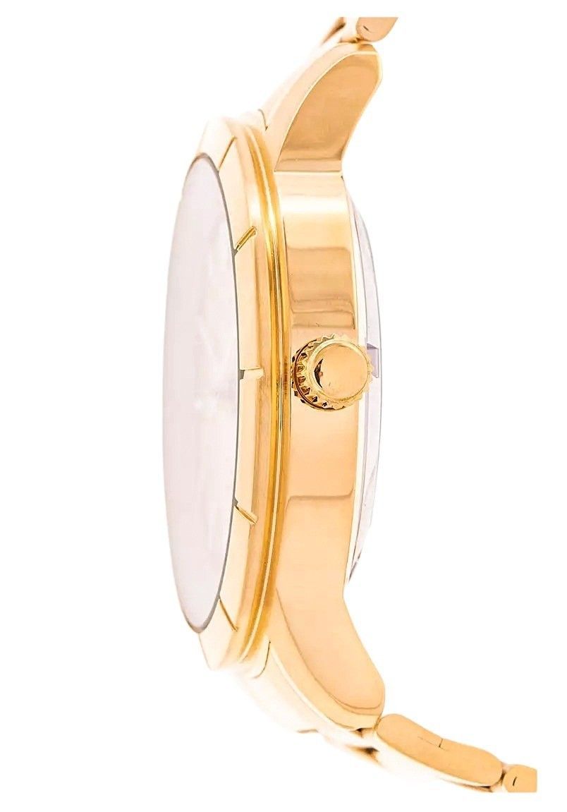 Seiko 5 Gold Tone Stainless Steel Gold Dial 21 Jewels Automatic SNKN62K1 Men's Watch - Prestige Stones