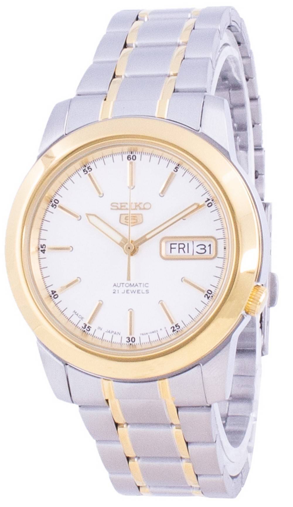 Seiko 5 Silver Dial Automatic SNKE54J SNKE54J1 SNKE54J Men's Watch - Prestige Stones