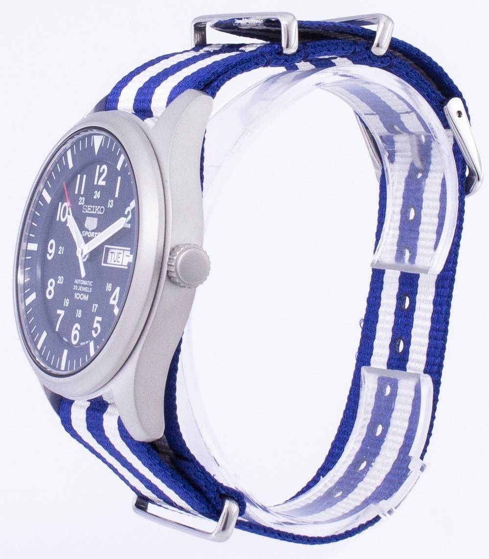 Seiko 5 Sports Automatic Nato Strap SNZG11K1 - var - NATO2 Men's Watch - Prestige Stones