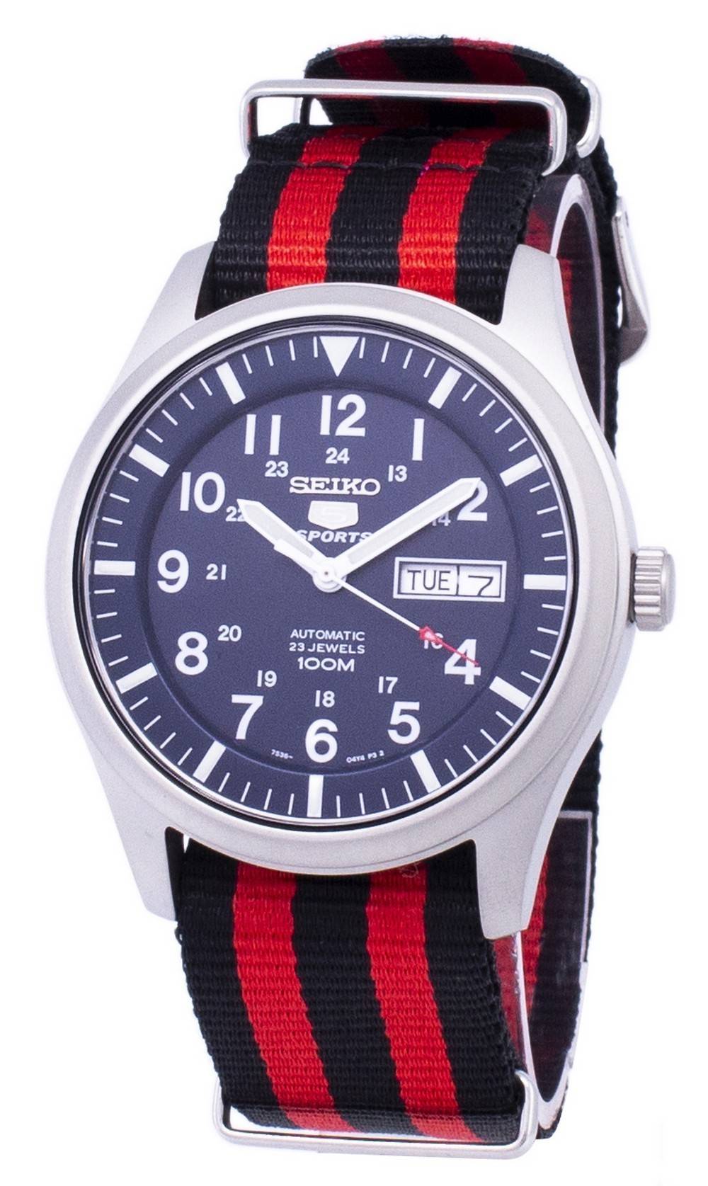 Seiko 5 Sports Automatic Nato Strap SNZG11K1 - var - NATO3 Men's Watch - Prestige Stones