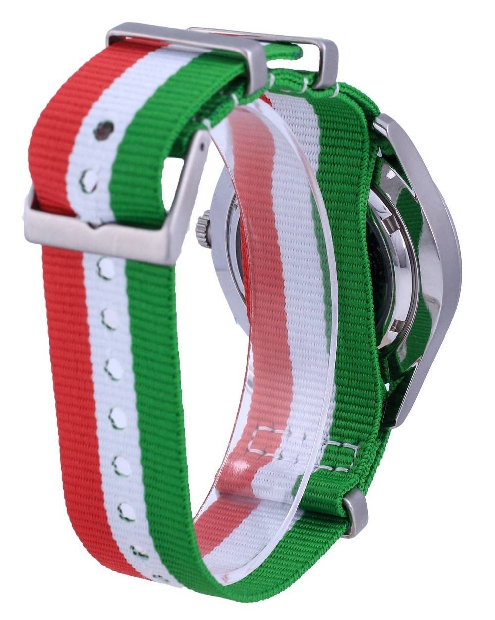 Seiko 5 Sports Automatic Polyester SNZG11J1 - var - NATO23 100M Men's Watch - Prestige Stones