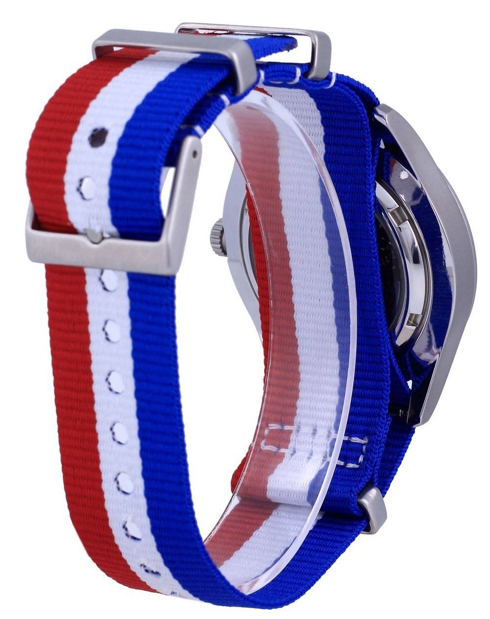 Seiko 5 Sports Automatic Polyester SNZG11J1 - var - NATO25 100M Men's Watch - Prestige Stones