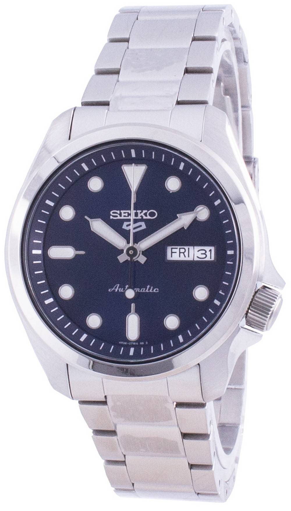 Seiko 5 Sports Blue Dial Automatic SRPE53 SRPE53K1 SRPE53K 100M Men's Watch - Prestige Stones