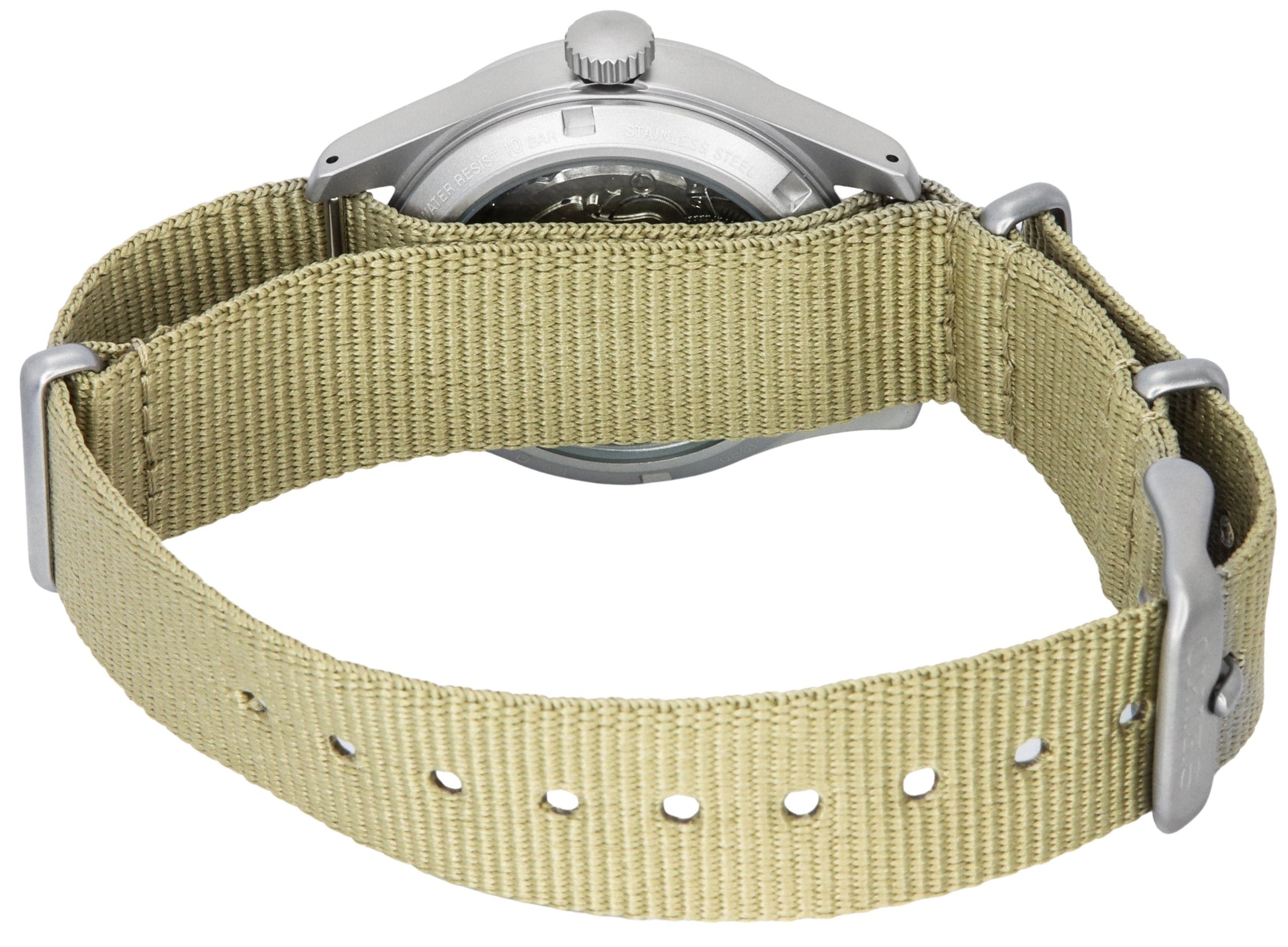 Seiko 5 Sports Desert Kit Midfield Nylon Strap Cream Dial Automatic SRPJ83K1 100M Men's Watch - Prestige Stones