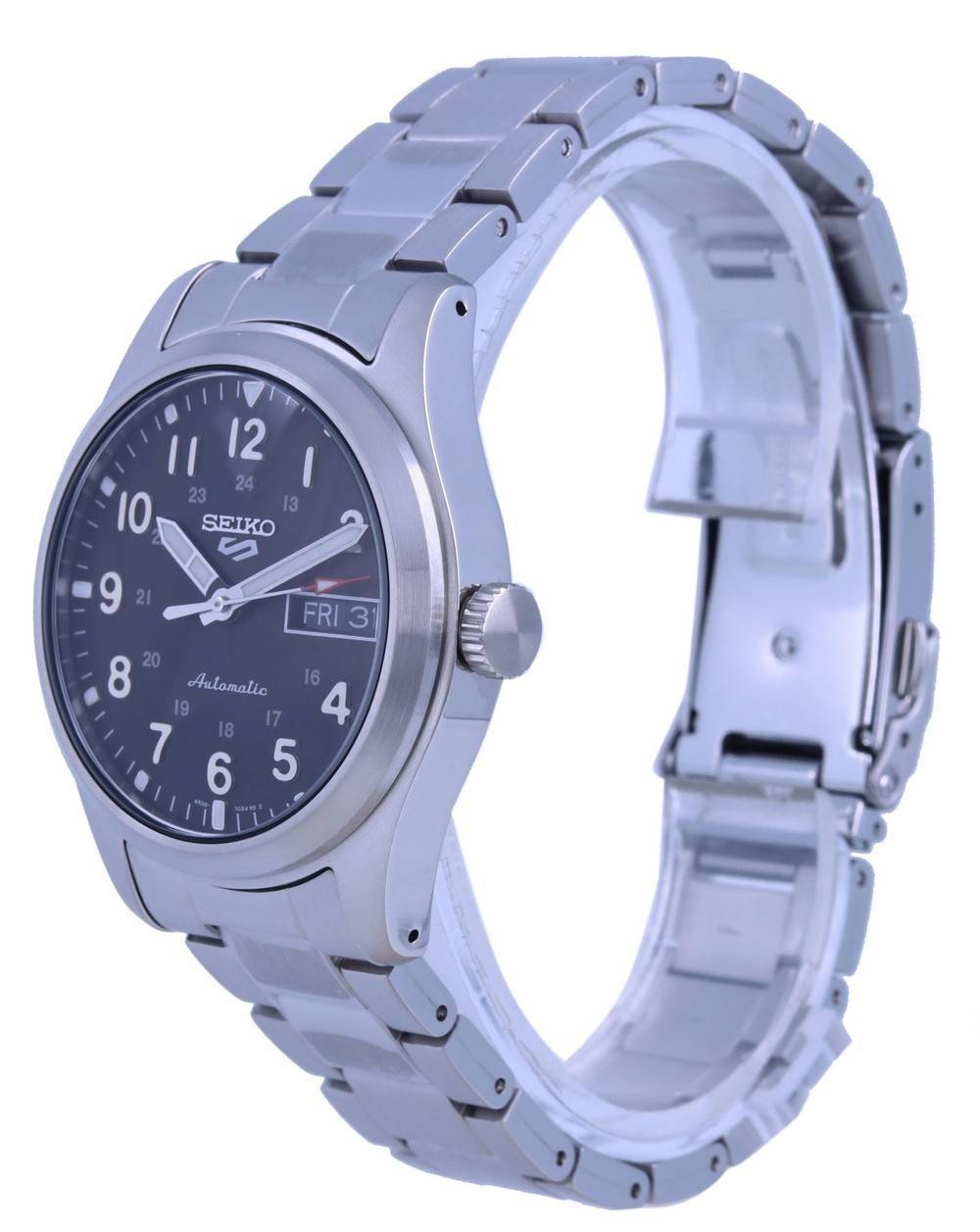 Seiko 5 Sports Field Black Dial Automatic SRPG27 SRPG27K1 SRPG27K 100M Men's Watch - Prestige Stones