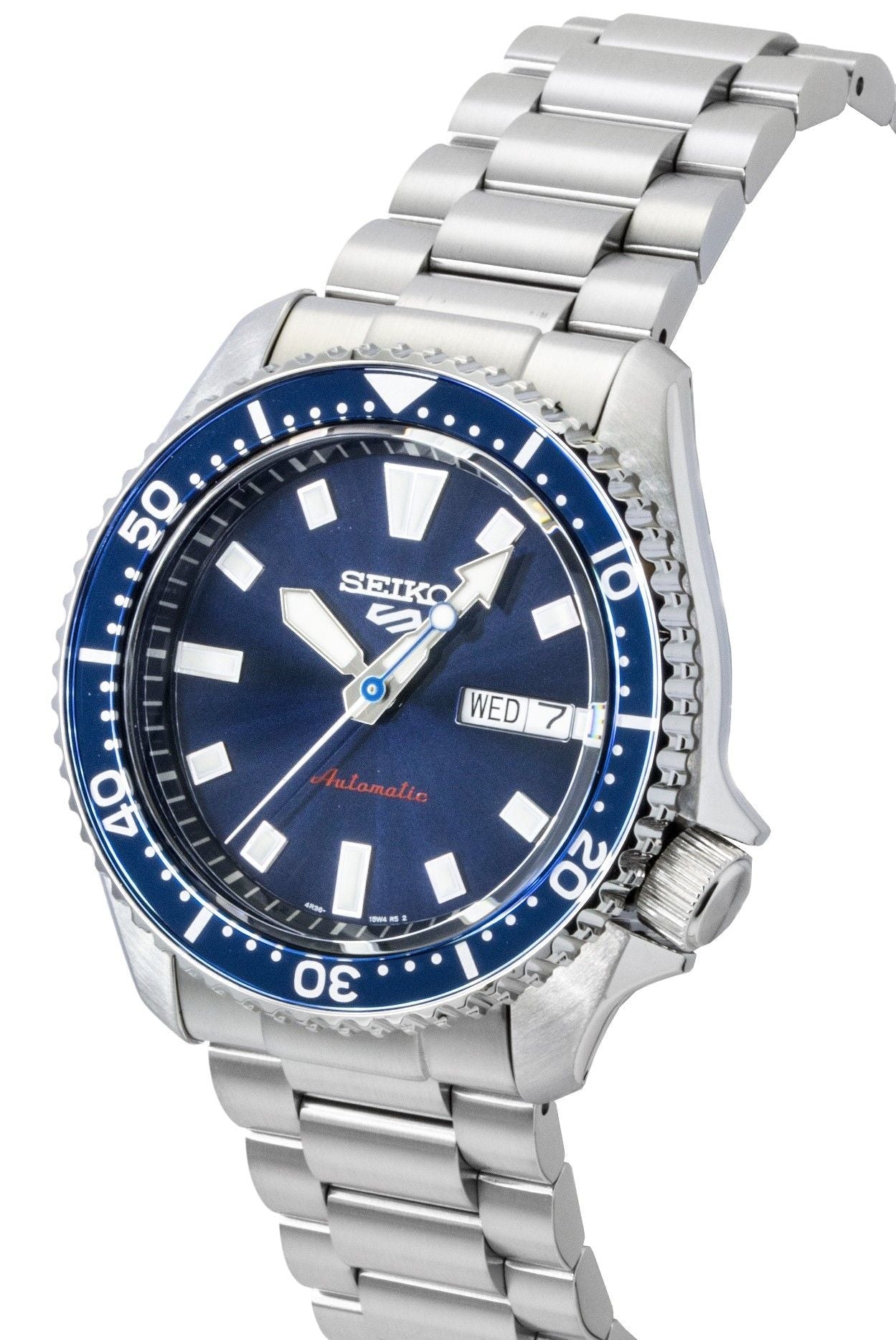 Seiko 5 Sports SKX Redux Stainless Steel Blue Dial Automatic SRPL83K1 100M Men's Watch - Prestige Stones