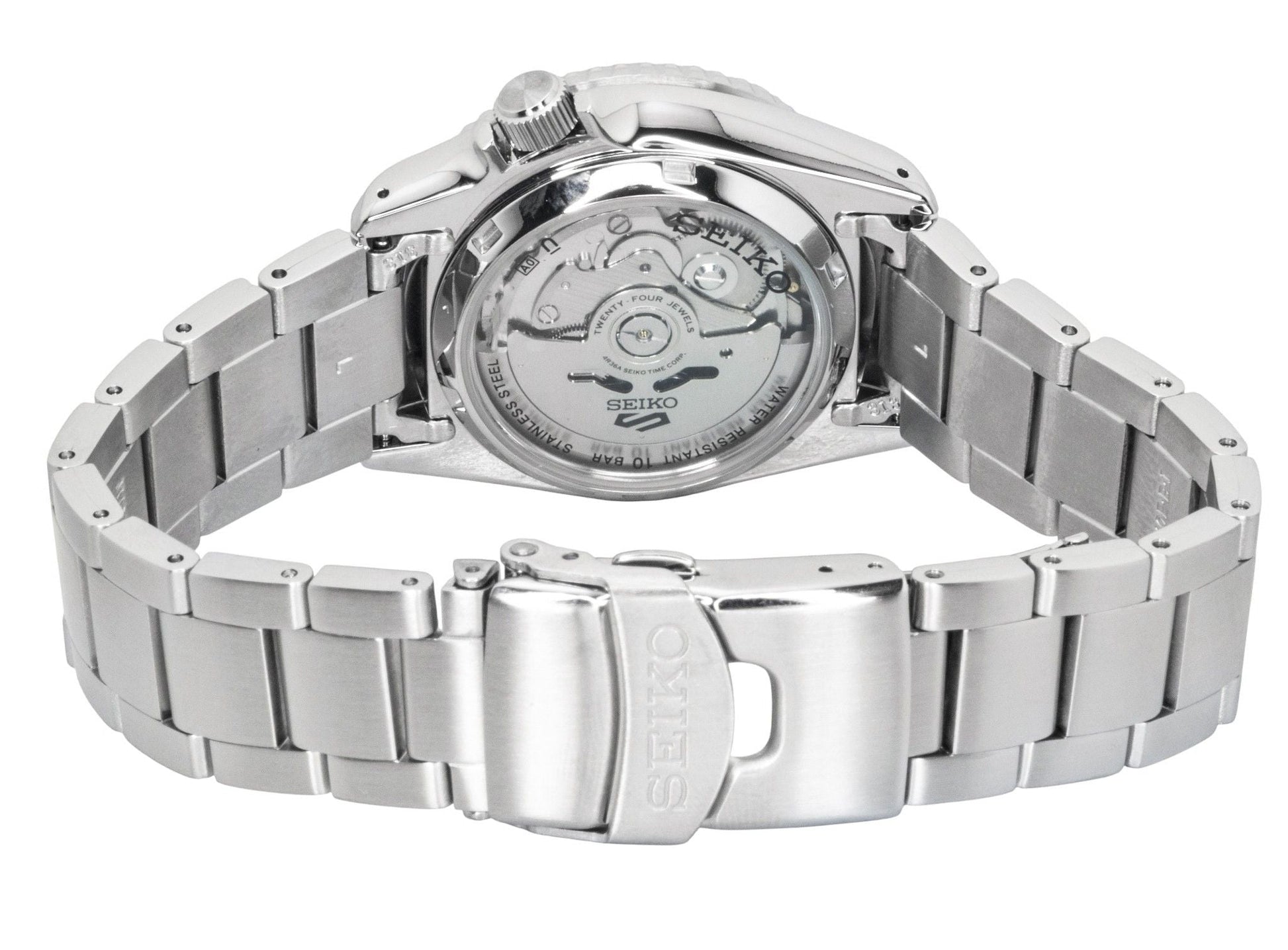 Seiko 5 Sports SKX Street Denim Stainless Steel Blue Dial Automatic SRPL77K1 100M Men's Watch - Prestige Stones