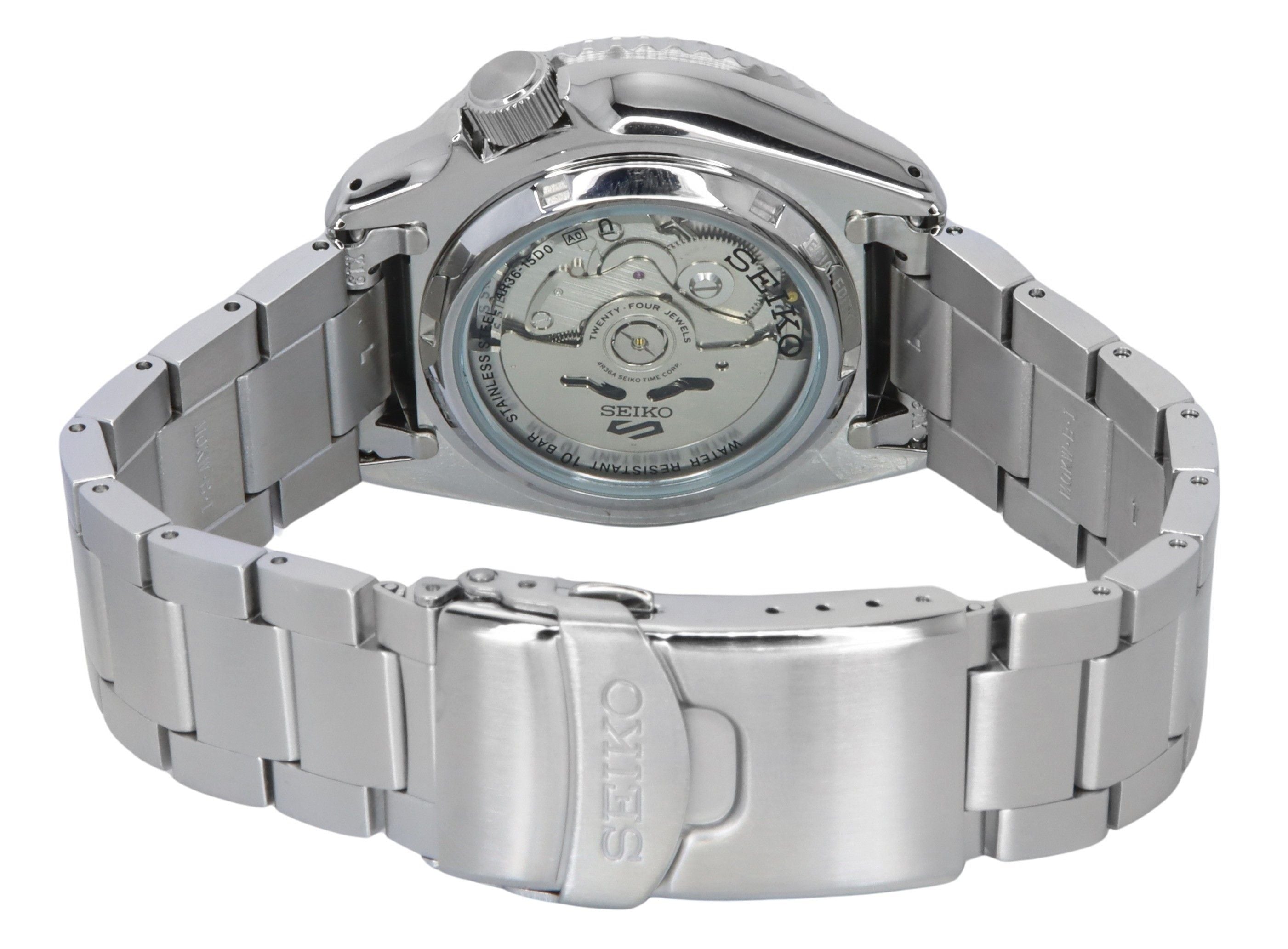 Seiko 5 Sports SKX Style The New Regatta Timer Special Edition Black Dial Automatic SRPK13K1 100M Men's Watch - Prestige Stones