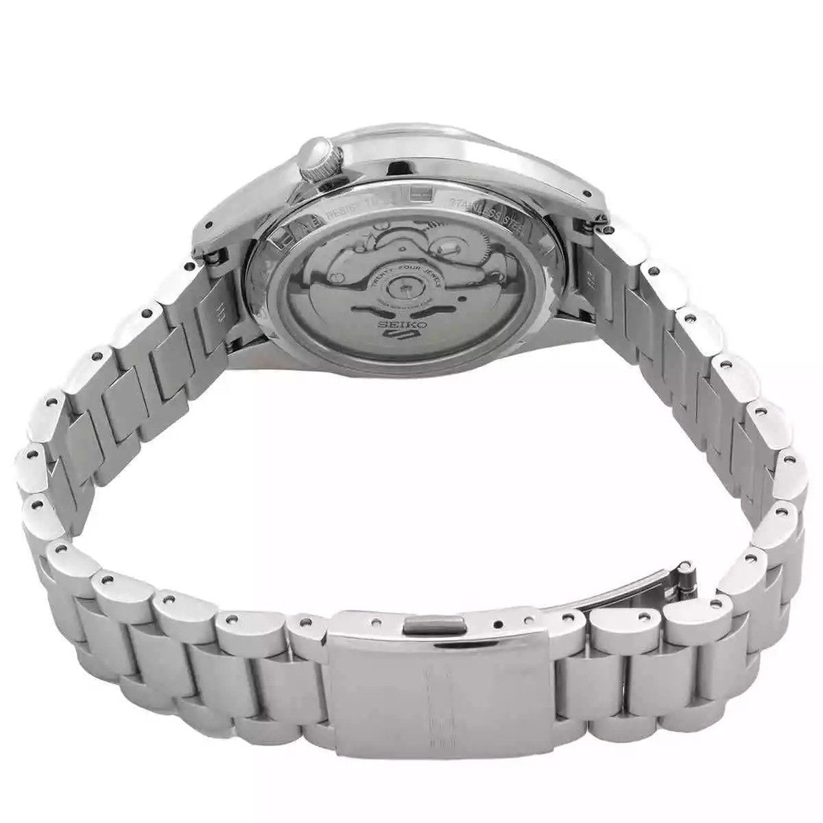 Seiko 5 Sports SNXS Series Stainless Steel Rinse Blue Dial Automatic SRPK87K1 100M Men's watch - Prestige Stones