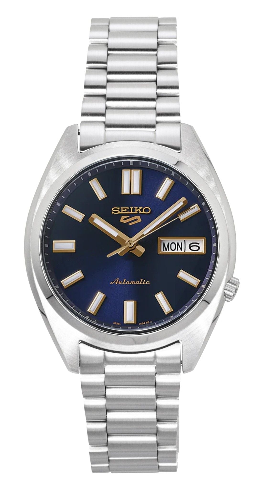 Seiko 5 Sports SNXS Stainless Steel Blue Dial Automatic SRPL55K1 100M Men's Watch - Prestige Stones