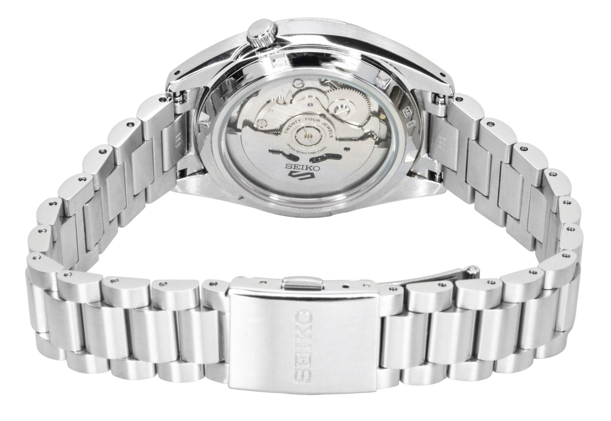 Seiko 5 Sports SNXS Stainless Steel Blue Dial Automatic SRPL55K1 100M Men's Watch - Prestige Stones