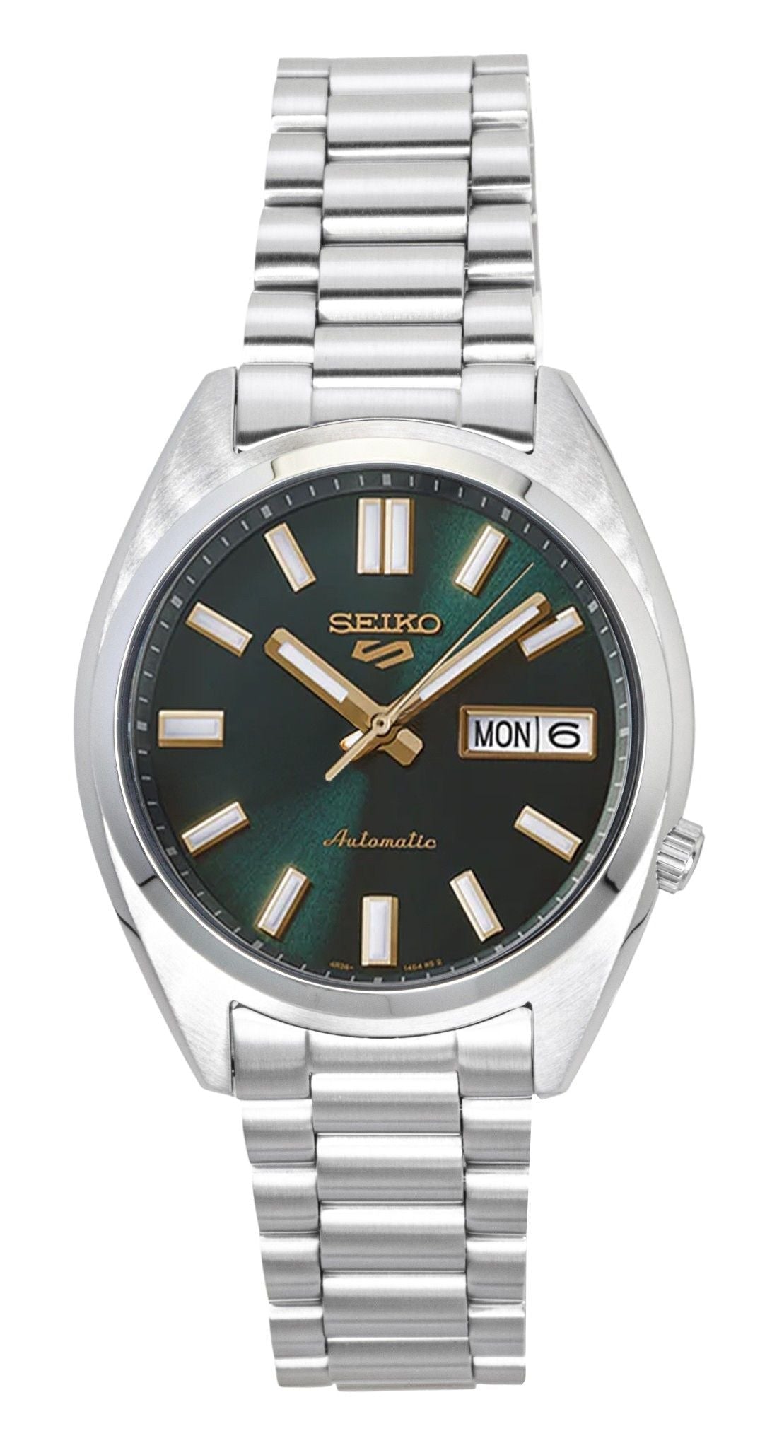 Seiko 5 Sports SNXS Stainless Steel Green Dial Automatic SRPL57K1 100M Men's Watch - Prestige Stones