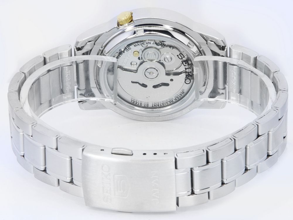 Seiko 5 Stainless Steel Green Dial Automatic SNKK19 SNKK19J1 SNKK19J Men's Watch - Prestige Stones