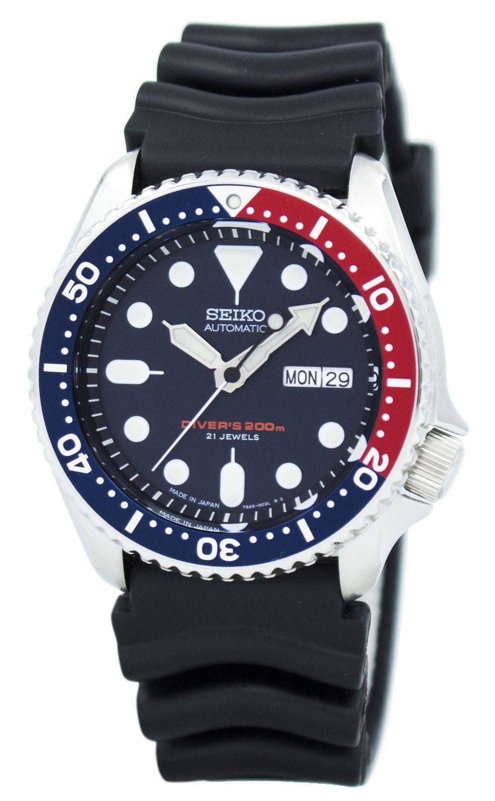 Seiko Automatic Diver's 200m Made in Japan SKX009 SKX009J1 SKX009J Men's Watch - Prestige Stones