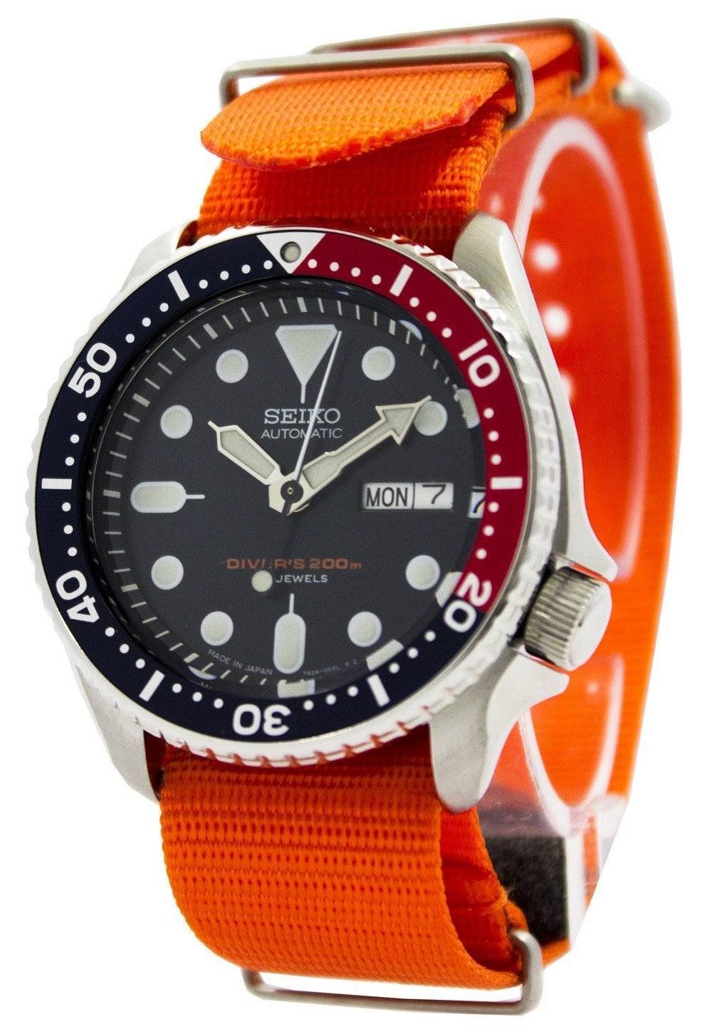 Seiko Automatic Diver's 200M NATO Strap SKX009J1 - var - NATO7 Men's Watch - Prestige Stones